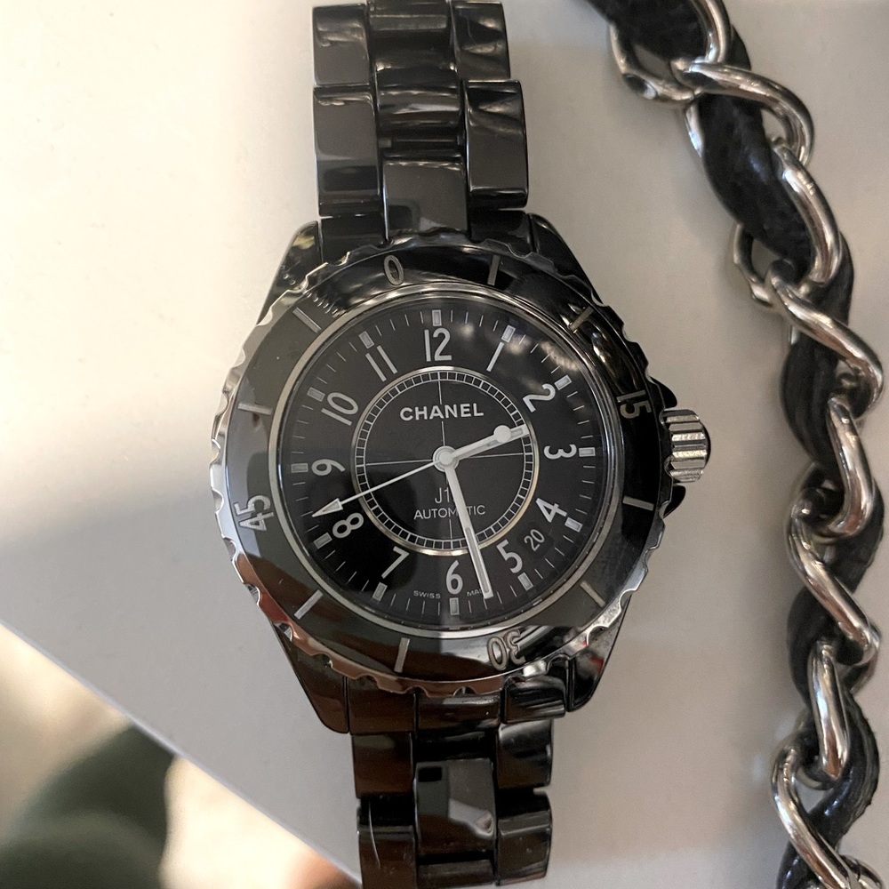 Chanel J12 ceramic watch, black